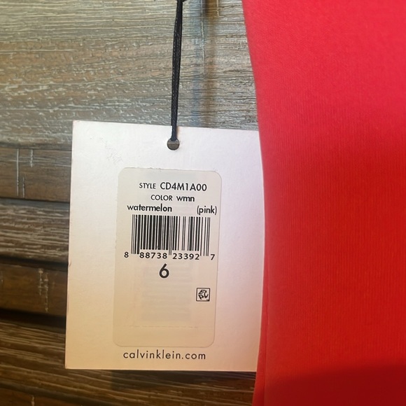 Calvin Klein watermelon Pink Dress - Picture 3 of 3